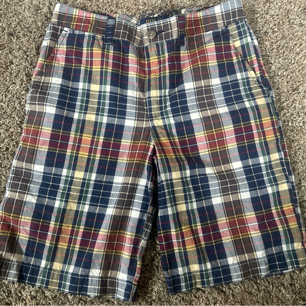 Polo Ralph Lauren Multicolor Plaid Boys Shorts